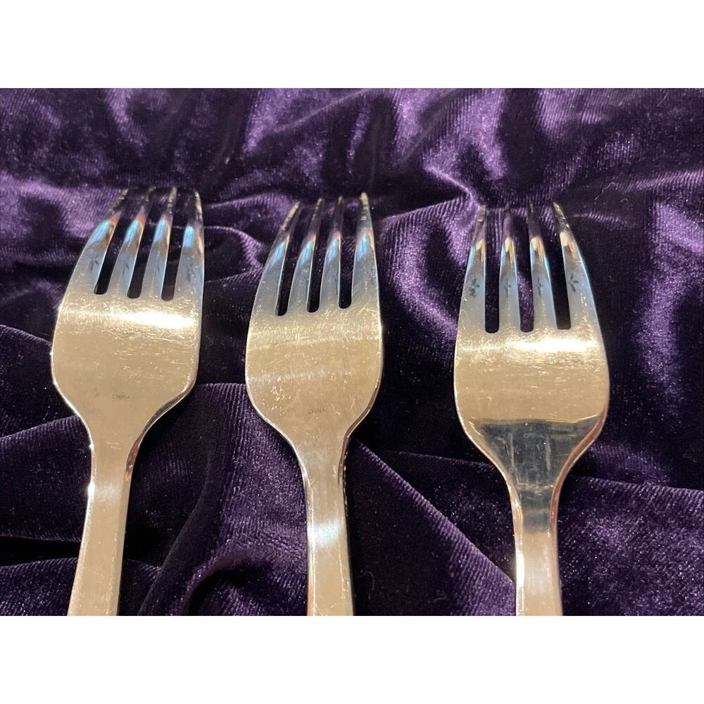 Dansk Meridian Glossy 18/10 Stainless Steel Dinner Forks 8 1/4